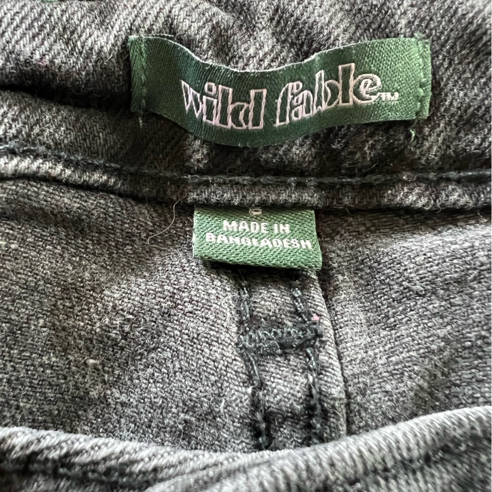 Wild Fable Womens low rise bootcut Charcoal Denim Jeans size 8 - Picture 2 of 9